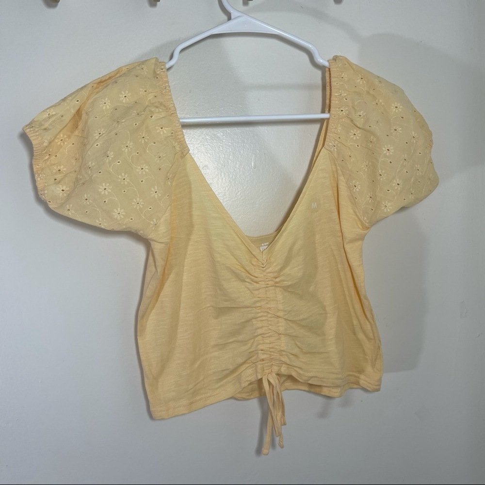 PacSun Yellow Crop Top